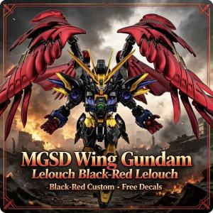 Bandai | MGSD Wing Lelouch Bộ Màu Sắc Được Sơn Bằng Airbrush Bộ Mô Hình Mech Tỷ Lệ 1/144 Nhân Vật Hành Động Có Thể Sưu Tập Đồ Trang Trí Để Bàn Dành Cho Bé Trai Và Người Sưu Tầm