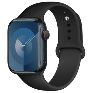 Silicone strap For Apple Watch band S10 46mm 42mm 40mm 44mm 49mm 45mm 41mm 44 mm correa bracelet iWatch series 9 8 7 6 SE ultra2