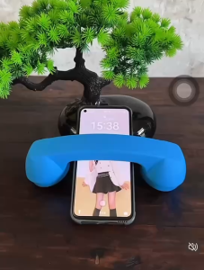 Type C Telephone Shape Handset Retro Wired Headset with Microphone for Android Phones Compatible with Most Type C Devices TP-PH