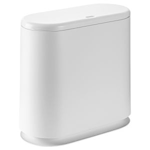 ZHIFAN | Covered Sanitary Toilet Trash Can Narrow Large Capacity
