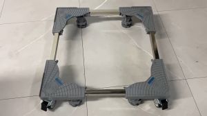 500KG Stainless Steel Washing Machine stand base Refrigerator Base Stand Adjustable Heavy Duty With Wheels Anti Vibrate Base BracketAdjustable heavy 360 degree universal wheel最大承重500公斤