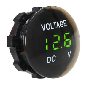 EAFC 12V LED Kỹ Thuật Số Vôn Kế Chống Nước Kiểm Tra Pin Cho Ô Tô Xe Máy Thuyền ATV Xe Tải-Xe Đồng Hồ Đo Điện Áp Phụ Kiện Trang Bị Thêm