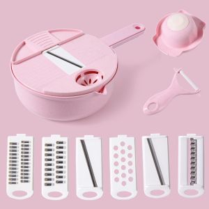 Multi-Function Manually Vegetable Cutter Grater Potato Radish Slicer and Shredder Kitchen Utensil Convenience Tools