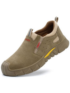 Giày Bảo Hộ Nam Steel Toe Thoáng Khí Nhẹ Chống Trượt Chống Thấm Nước Bảo Vệ Mũi Chống Va Đập Thường Ngày Mùa Hè