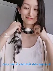 Khăn quàng cổ 135 x 95cm Eleanor Accessories khăn choàng cổ bandana turban phụ kiện thời trang 9746