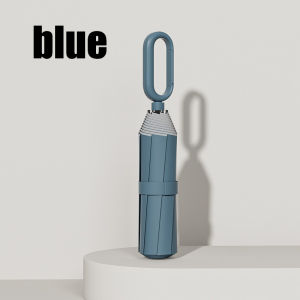 Opening Loop Buckle Umbrella Portable Enlarged Thickened Reinforced Hook Folding Rain Sun Dual-use Womens Sunscreen Umbrella