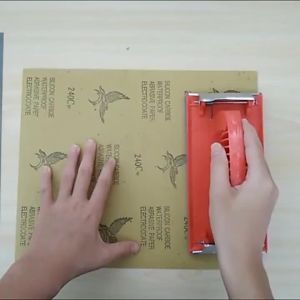 1PC Giấy Nhám Giá Đỡ Tay Máy Chà Nhám Dụng Cụ Đánh Bóng Cho Chế Biến Gỗ Nhám Tường Cát Bảng Có Kẹp Kim Loại Nhựa Dụng Cụ Mài