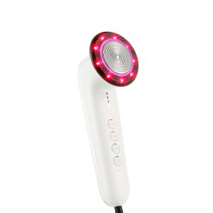 foreverlily Ultrasonic Photon High Power Body Slimming Machine 40K Handheld Body Care Device LED Light 6 Colors