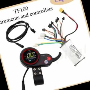 For Electric Scooter Accessories TF100 5pin 6pin Dashboard Controller Folding Car Throttle Handlebar Display