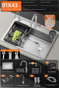 SHENYUAN | Kitchen Sink 304 Stainless Steel