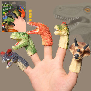 Kids Finger Puppets Sets of Baby Family Toys Dinosaur Animal Toys Early Childhood Education Doll Dolls