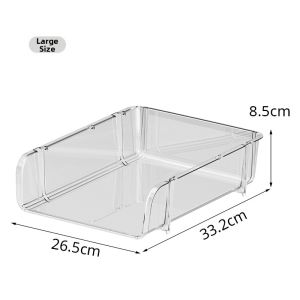 Multilayer Document Storage Desktop Organizer Plastic