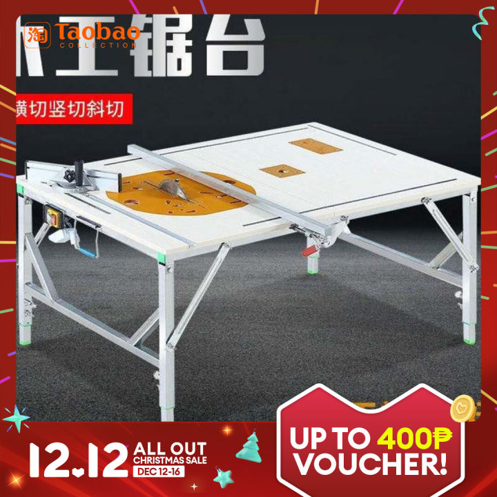 Portable Workbench MultiFunctional Foldable Portable Saw Table