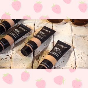 Foundation Cair Matte SANIYE Poreless Liquid Foundation Dengan Pelembab 3 Warna Full Coverage R1157