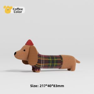 zeex | Squeaky Dachshund Shape Plush Toy