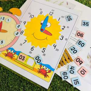 Sun | Math Time Learning | Age 6-9 | Preschool Learning | 时间 & 时钟