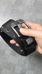 Belt Combat Waist Belt Black for Jeans Nylon Tactical Belt Metal Buckle Canvas Belts Brand Men Belt Gift