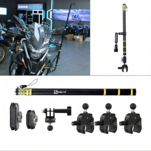 SMNU | Telescopic Quick-release Selfie Stick Camera Mount for Gopro DJI 360 Action Cameras