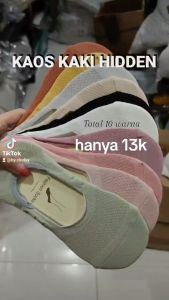 B630 Kaos kaki wanita pendek bawah mata kaki Invisible Hidden Socks Kaus Kaki Katun Ankle Low Socks Kaos kaki Kasual Basic