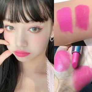 Matte Pink Lipstick Barbiesakura Pink Peach Pink Moisturizing Lip Gloss Lipstick Enhance Color Beauty Tools Normal Specification