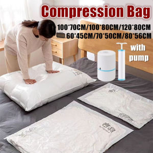 S/M/L/XL Vacuum Storage Bag Resealable Compressed Bag Space Saving Convenient Home Organizer