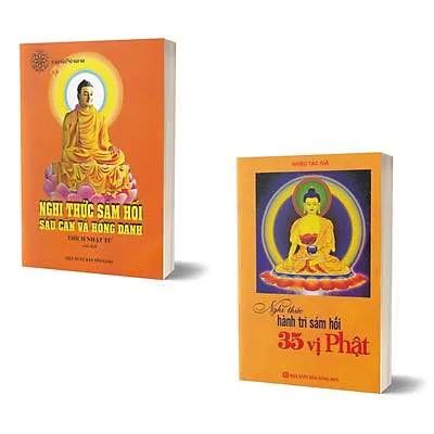 Sách - Combo Nghi Thức Sám Hối và Nghi Thức Hành Trì 35 vị phật