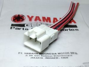 soket kiprok ecu ecm acg spull pin 3 male yamaha fi new LEXI NMAX AEROX 155 VVA original