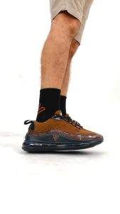 RGV 38 - 44 Sepatu Coklat Sneakers Pria dan Wanita Series Togo 303 Brown Black