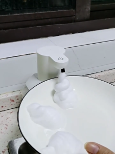 Smart Soap Dispenser 420ml Touchless Motion Sensor Washing Hand Device Wall-Mounted Liquid Soap Dispenser Foam Model
