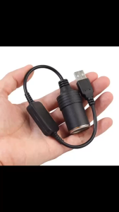 Dây Cáp Chuyển Đổi USB 5V Sang Đầu Tẩu 12V Dây USB Đầu Tẩu Xe Hơi Bộ Chuyển Đổi Tẩu Dùng Cho Camera Hành Trình
