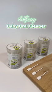 Autumnz Baby Oral Cleaner 30pcs Baby Tongue Cleaner Gauze Gum Cleaner Toothbrush Baby Oral Cleaning Stick Dental Care | GoodealBB