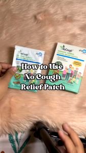 Original No Cough Organic Herbal Relief Patch | 4 Patch and 12 Patch - 1 Box