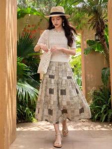 OSA | Lace Hollow-out Knit Top for Summer