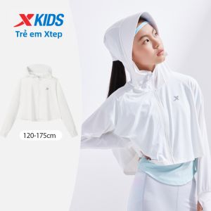 XTEP | Áo Khoác Cho Bé Gái Chống UV Thoáng Khí
