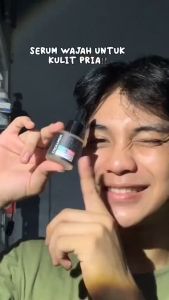 (BISA COD) LUCKYMEN Serum Moonlight - Mencerahkan & Mengobati Jerawat / Mencerahkan Dan Bikin Glowing Nature reaction Skincare Cowok Halal