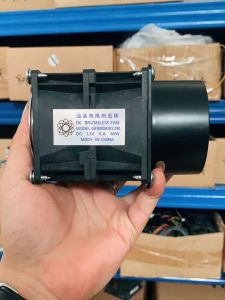 Quạt Xe Hơi Cao Tốc 8CM Có Lỗ Tập Hợp Gió Công Suất Cao 12V 6A Quạt Làm Mát Máy Tính Bằng Thép Không Gỉ Mới