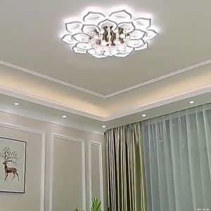 Đèn Ốp Trần Đèn Trần Trang Trí Phòng Khách Phòng Ngủ Trần Thạch Cao 3 Chế Độ Sáng Có Kèm Điều Khiển Từ Xa - Bảo Hành 2 Năm