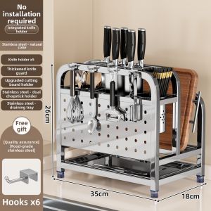 SUOBAI | Stainless Steel Multifunctional Kitchen Rack