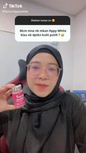 Happy White Vitamin C GLow Skin Whitening Pemutih Badan Seluruh Badan Cepat Collagen Supplement Glutathione 美白