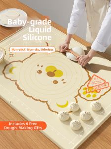 COOKER KING | Thick Food-Grade Silicone Dough Mat for Home Baking