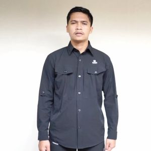 kemeja lengan panjang pria outdoor HANZO quickdry zarventure