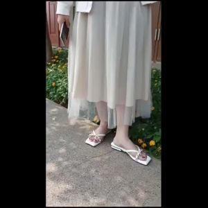 Queenza Carol Sandal Wanita Teplek Cewek 1 Cm