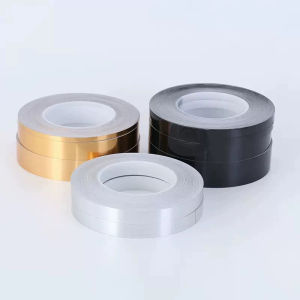 Self-Adhesive Tile Stickers Tape Floor Waterproof Wall Gap Sealing Strip Gold Silver Tile Beauty Seam Sticker HomeDecoration 20M