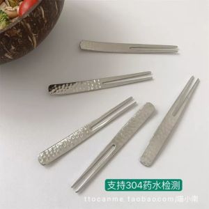 Mini Cute Stainless Steel 304 Fruit Fork Dessert Spoon Versatile Cake Mooncake Fork Japanese Style All-Match Dining Utensils