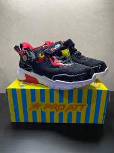 Sepatu Pro Att KVG 076 V Hitam/Merah size 28-33