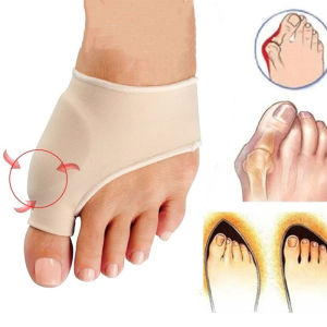 2Pcs Feet Care Big Toe Hallux Valgus Corrector Orthotics Bone Thumb Adjuster Correction Pedicure Socks Bunion Straightener