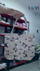 Tote Bag Resleting Premium Model Huster (BISA COD)