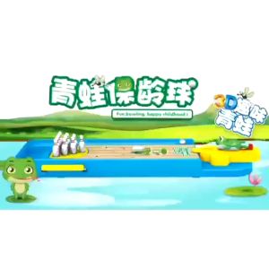 Mainan Anak Bowling Frog Mini Meluncur Ball Katak