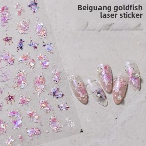 Japanese Style Black White Lace Stripes Nail Art Sticker Pearl Relief Classy Cut Out Stockings Nail Ornament Decals