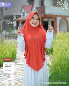 AMIRA Daffi Hijab Syari Premium Jersey High Twist Parfume Bergo Kerudung Jilbab Instan Berkualitas Antem Mini Pad Lancip Best Seller
